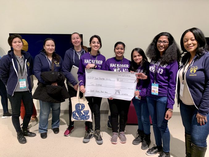 Ladki - best social good hack winning team at HackHer413